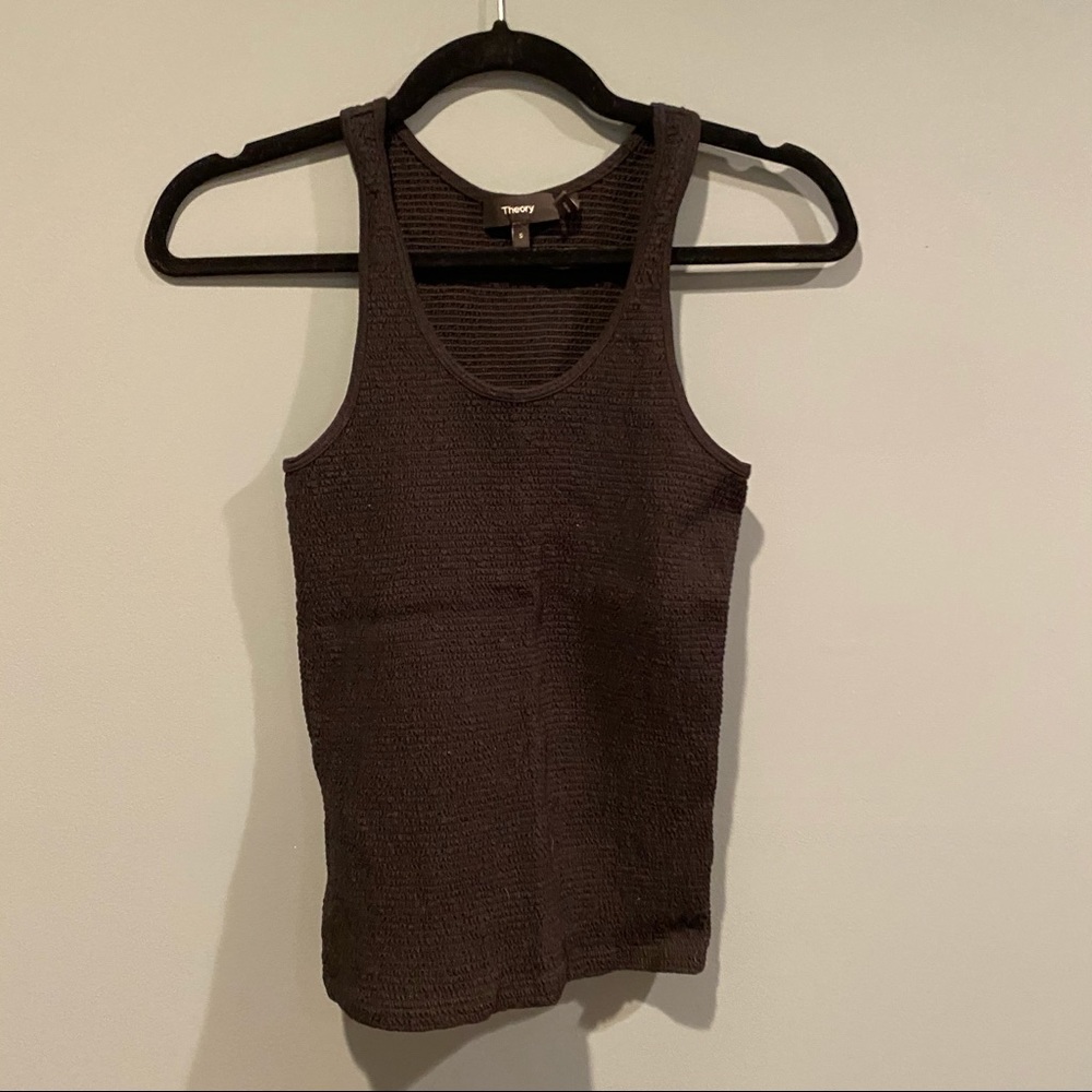 Theory Black Tank Top